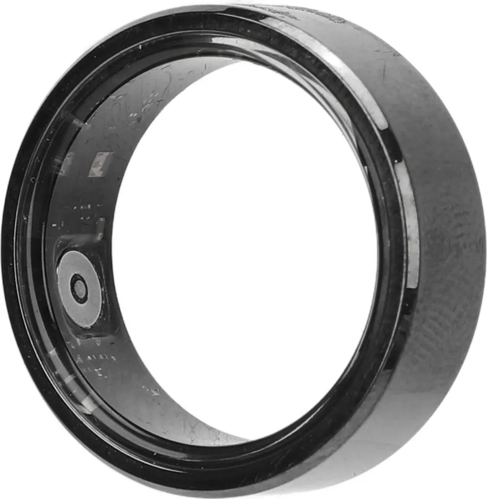 Bague Connectée Santé Smart Ring IP68 Bluetooth Taille 9 ID 18,9 mm Noir - 5
