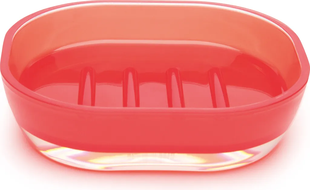Portasapone Excelsa Spa Rosso 12,5cm | Accessorio Bagno Design Moderno