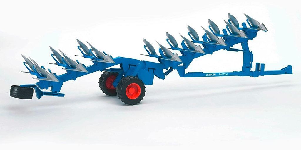 Bruder accessoires: Lemken aanhangbaar schijfploeg, 1 stuk Productafbeelding 
