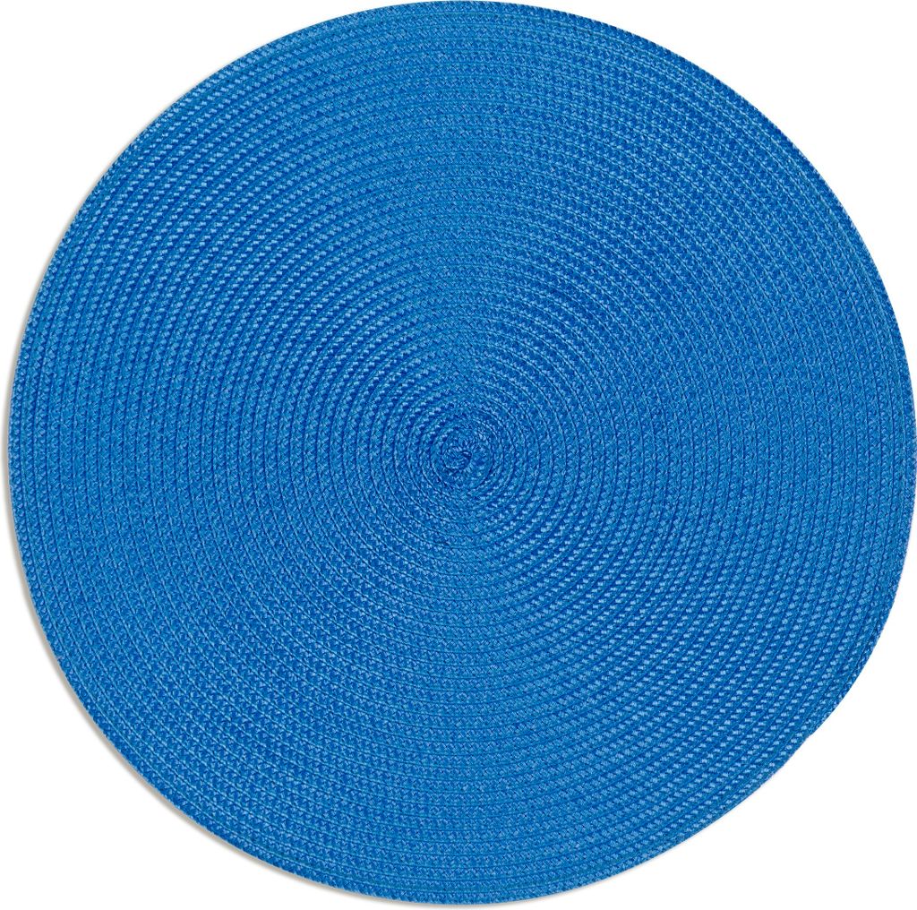 Excelsa Set Von 6 Tischsets Round Plastik 36xH0,2x36 cm Blau