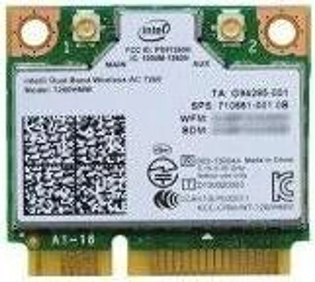 Intel Dual Band Wireless-AC 7260 - Adattatore di rete - Mezza scheda PCI Express - 802,11b, 802,11a, 802,11g, 802,11n, 8
