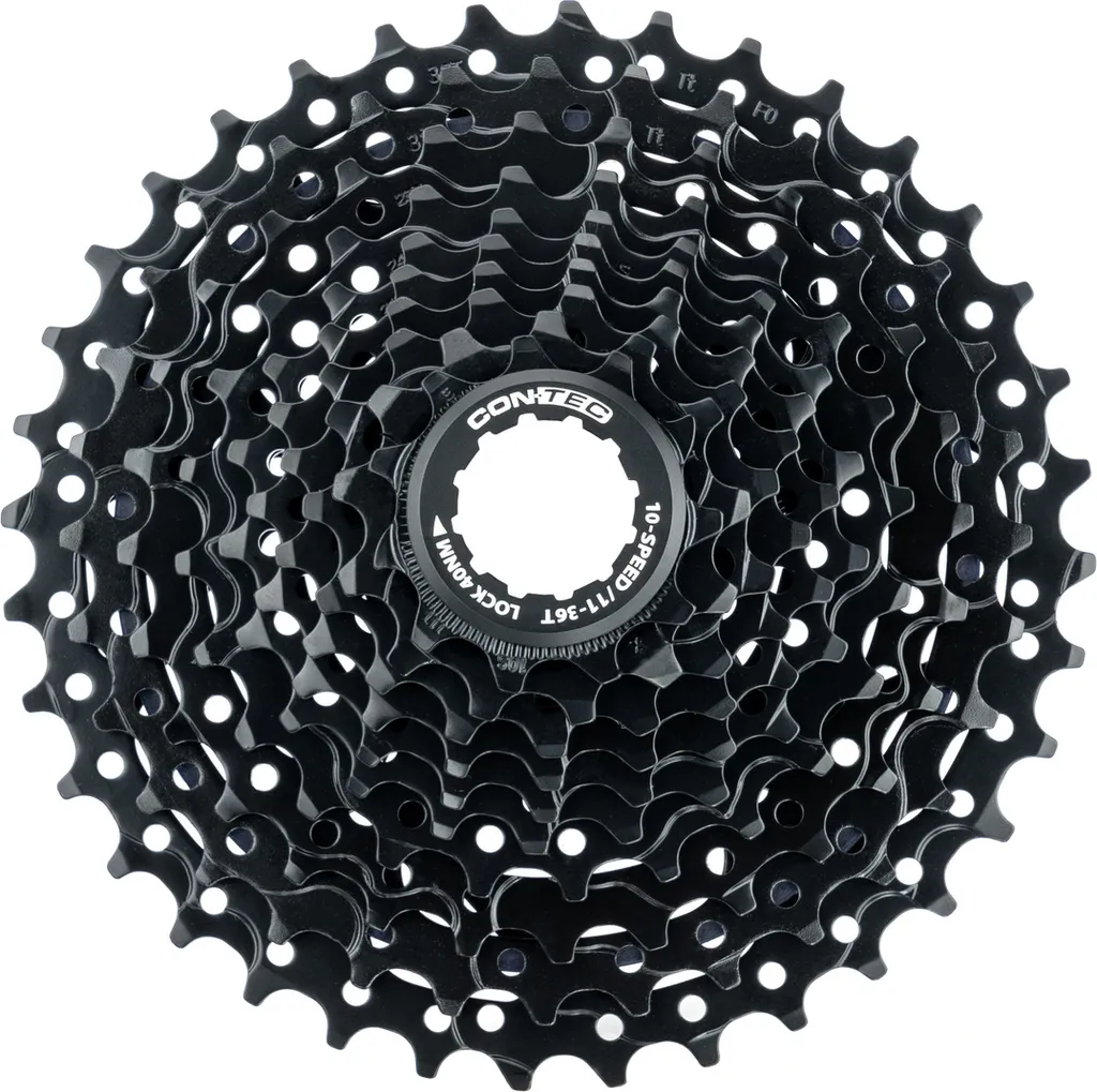 Cassette 10 Vitesses 11-36 Dents Noire Contec Grad.Ht Haute Précision