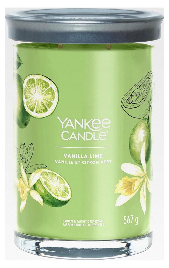 Duftkerze „Vanilla Lime“ | große Tumbler-Kerze mit langer Brenndauer | Soja-Wachs-Mix | Geschenke für Frauen