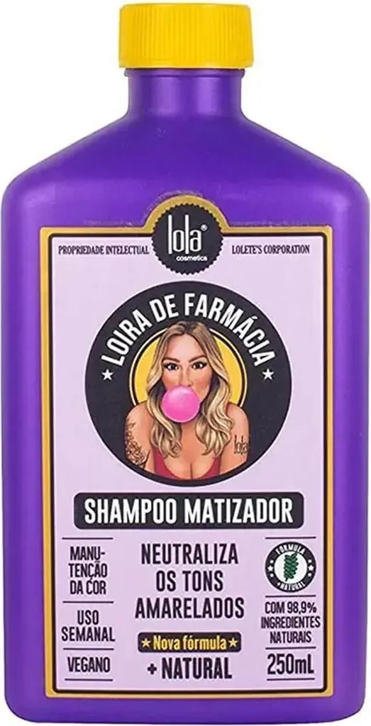 Lola Cosmetics Blonde Shampoing Nuançant 250 ml formule revitalisante