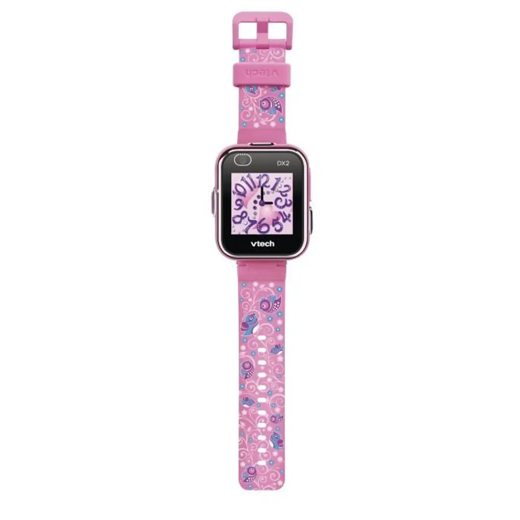 VTech Kidizoom Smartwatch DX2 Rose - Montre Connectée Enfant Interactive