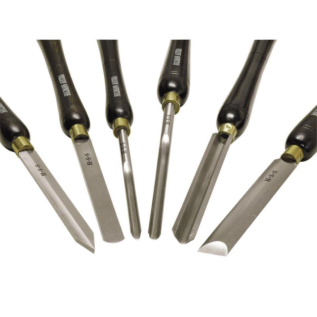 Holzmann H6TLG Set di 6 sgorbie di alta qualità HSS Immagine del prodotto 