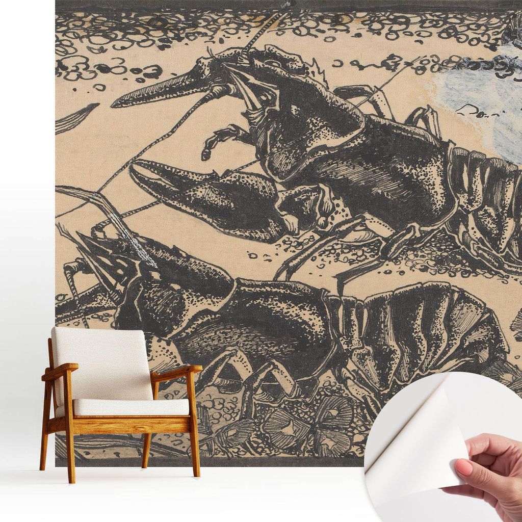 Fototapete selbstklebend - 250x250 cm - Tapete - Wandtapete - Wandbilder - Klebefolie - Dekofolie - Tapete Folie - Wand - Dekoration - Wohnzimmer -...