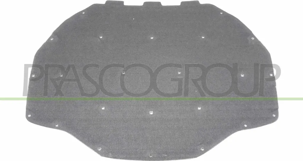 Insonorisant de capot moteur pour BMW Série 7 F01 en feutre noir