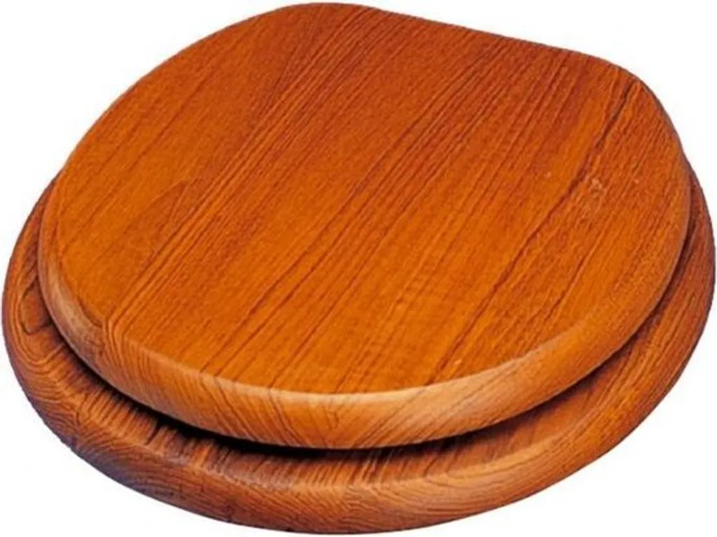Abattant WC Marin en Teck ARC Marine pour Sanitaires de Yachts et Voiliers