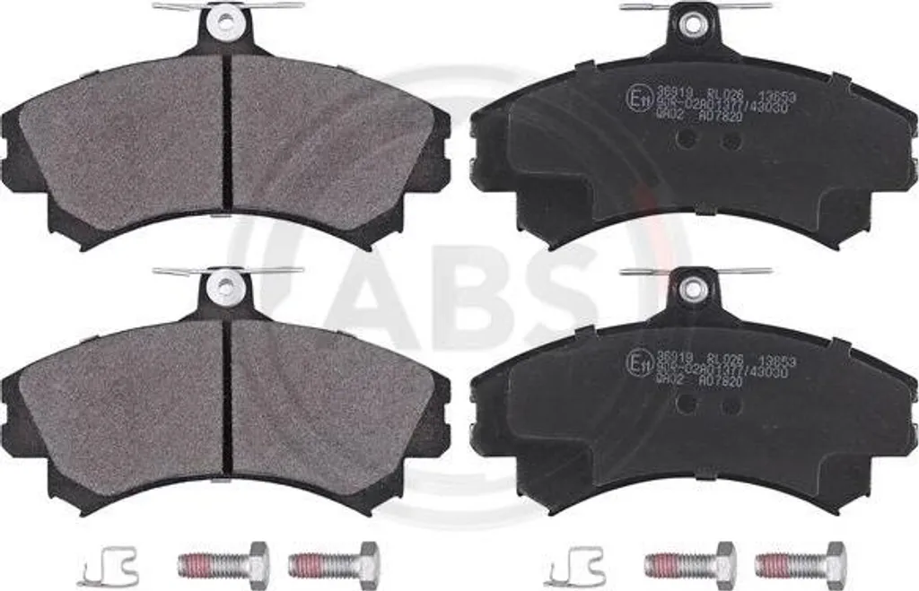 Plaquettes de frein anti-bruit pour Forfour et Volvo S40 V40 36919