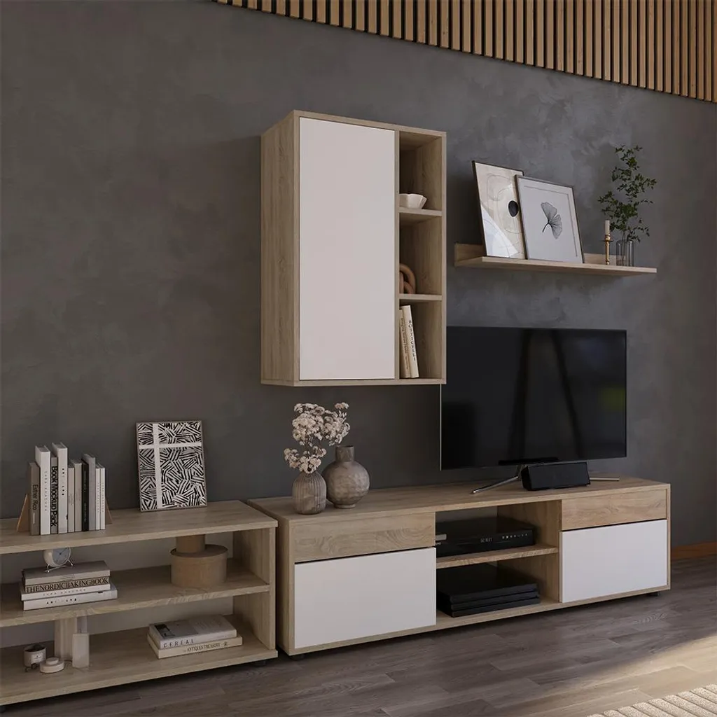 Meuble de Rangement pour Livres et Dossiers Vicco Berno, Format Compact
