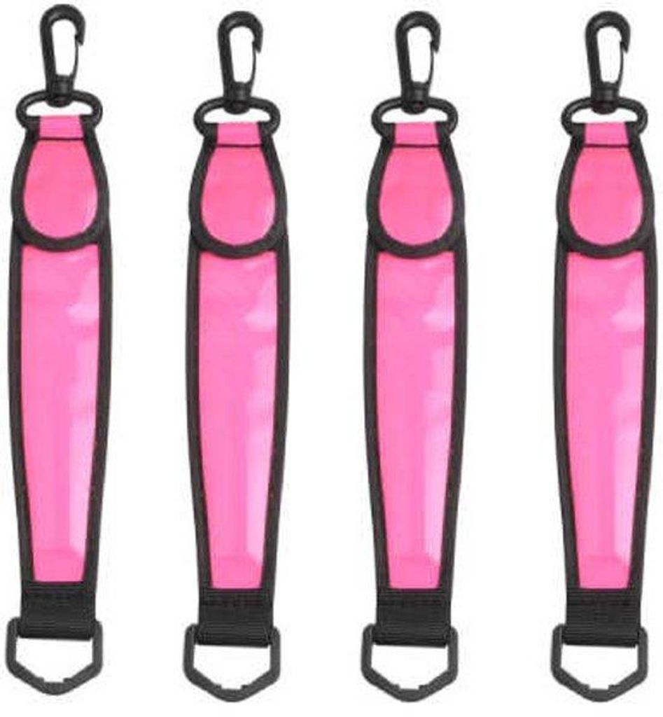 Reflektierende LED-Halterung, 3-Stufen, wasserdicht, rote LED-Halterung für Rucksack, Wandern und Joggen