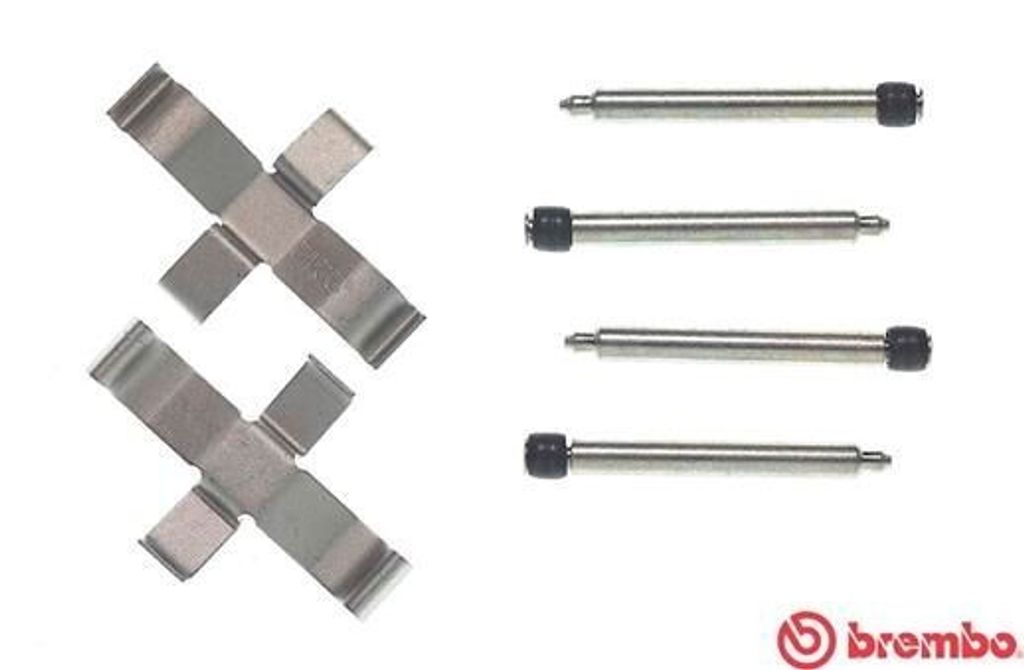 6x BREMBO A 02 269 Zubehörsatz Scheibenbremsbelag Hinten Produktbild 