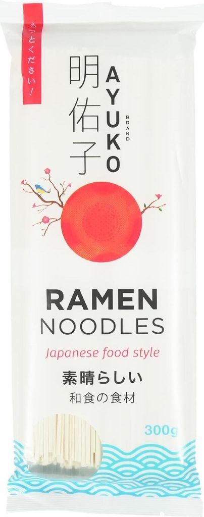 Ayuko Ramen noodles di grano in stile giapponese (300 g), Immagine del prodotto 