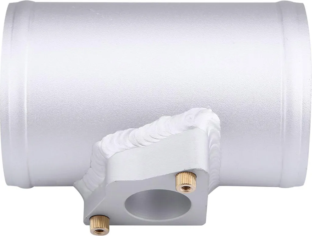 Base del misuratore di portata d'aria, staffa in materiale in lega di alluminio resistente alla corrosione, design accattivante per adattarsi alla maggior parte dei veicoli con collettori di aspirazione da 77 mm - 4