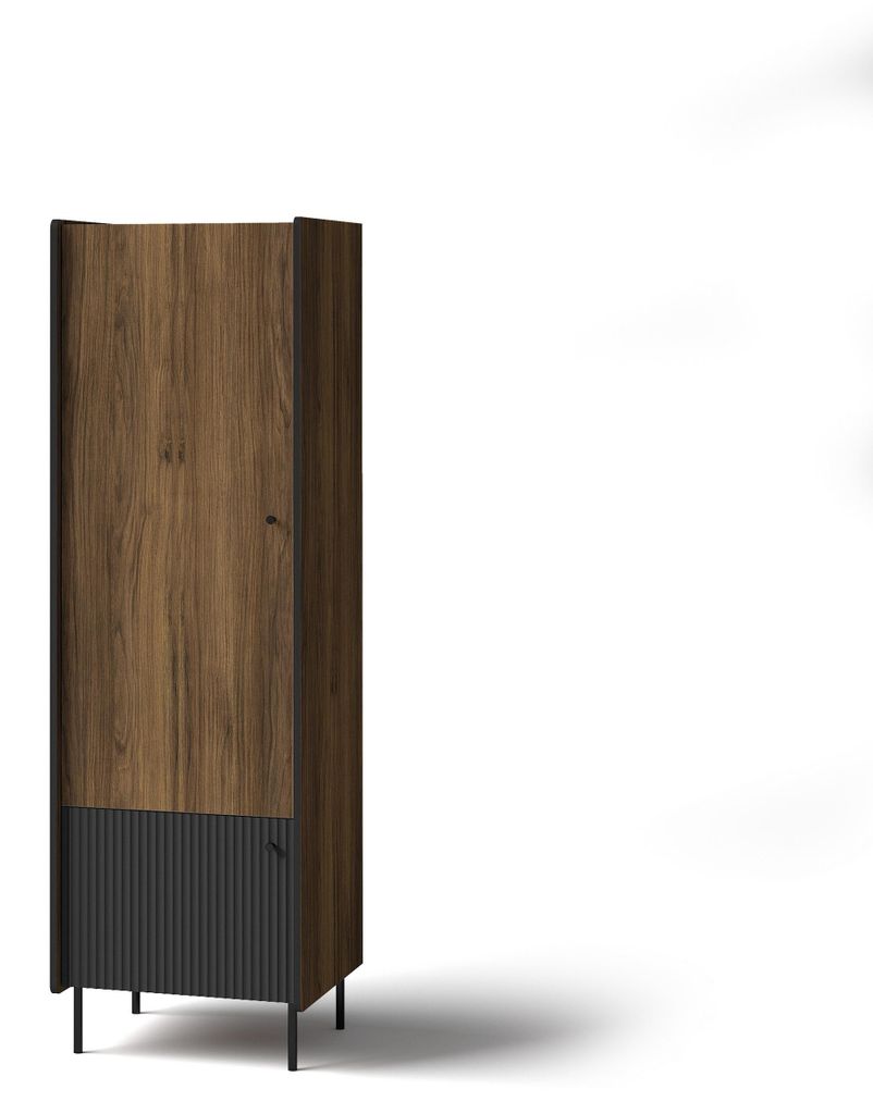 Masseno Drehtürenschrank KREON 59/190,7/55cm 2-türig Braun