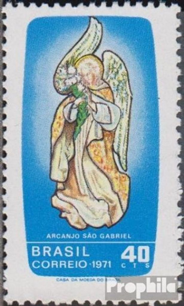 Briefmarken Brasilien 1971 Mi 1293 (kompl.Ausg.) postfrisch Tag des Erzengels Gabriel