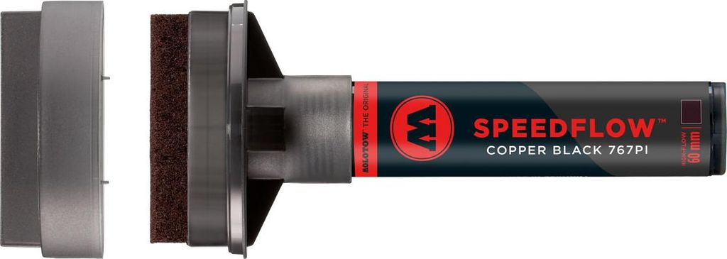 Molotow Marker SPEEDFLOW 767PI Masterpiece 60 mm, kupferschwarz