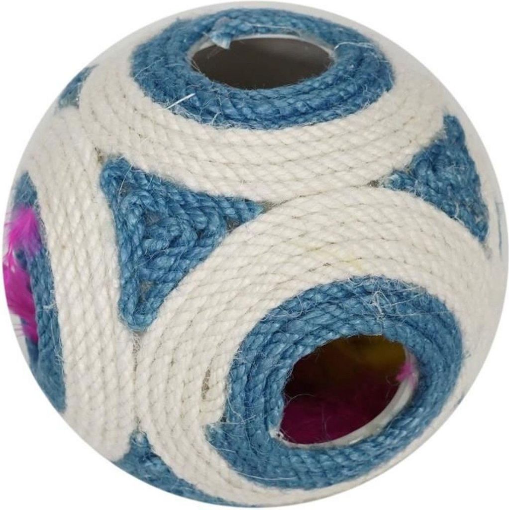 XXL blauer Kratzbaum mit Ball + 11,5 cm Ball