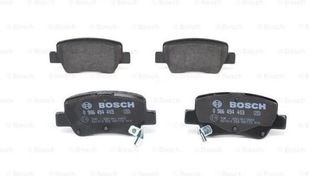 Bremsbelagsatz, Scheibenbremse BOSCH 0 986 494 403