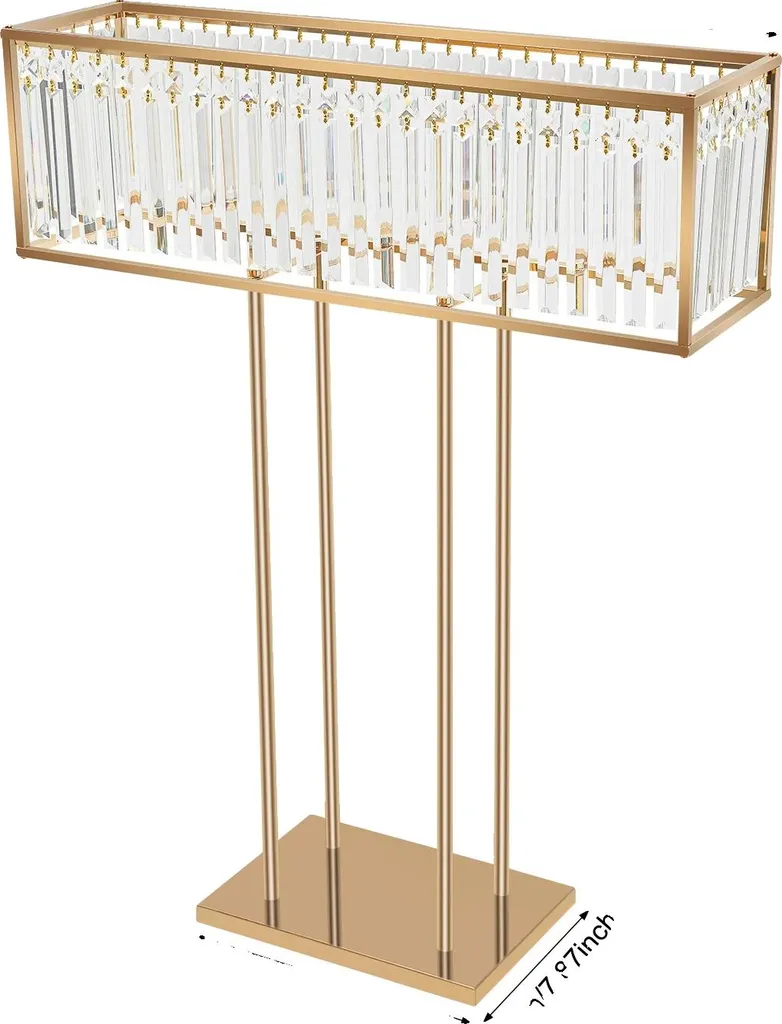 Support de fleurs doré design élégant pour décoration de mariage - Or