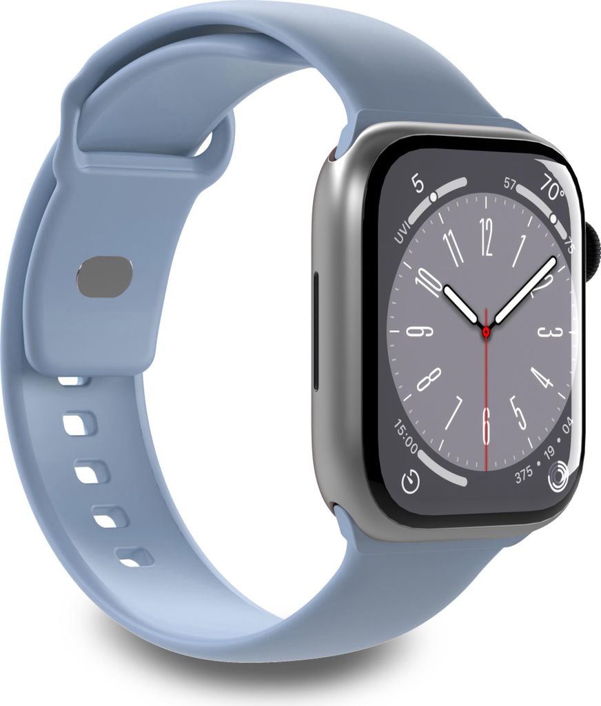 Puro PUICNAW44LBLUE, Band, Smartwatch, Blau, Apple, Apple Watch, Silikon