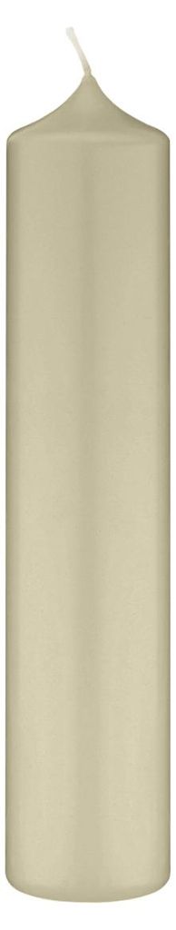 Altarkerzen 10 % Bienenwachs-Anteil Antikgrün (Verde Vecchio) 300 x Ø 60 mm, 4 Stück (einzeln cellophaniert)