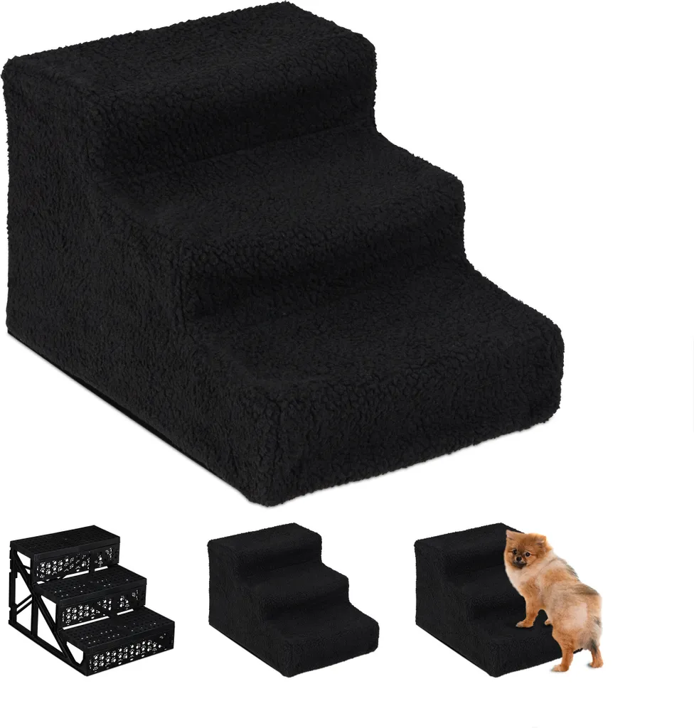 Scaletta Design RD25055 Nera | Soluzione Elegante per Animali e Bimbi