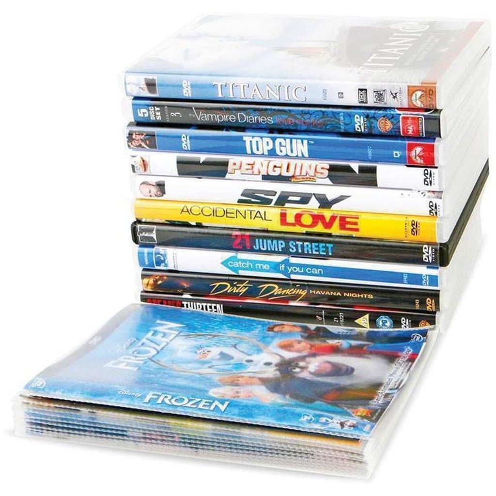 DVD Hüllen 150x185mm mit Klappe VE= 100 Stück Produktbild 