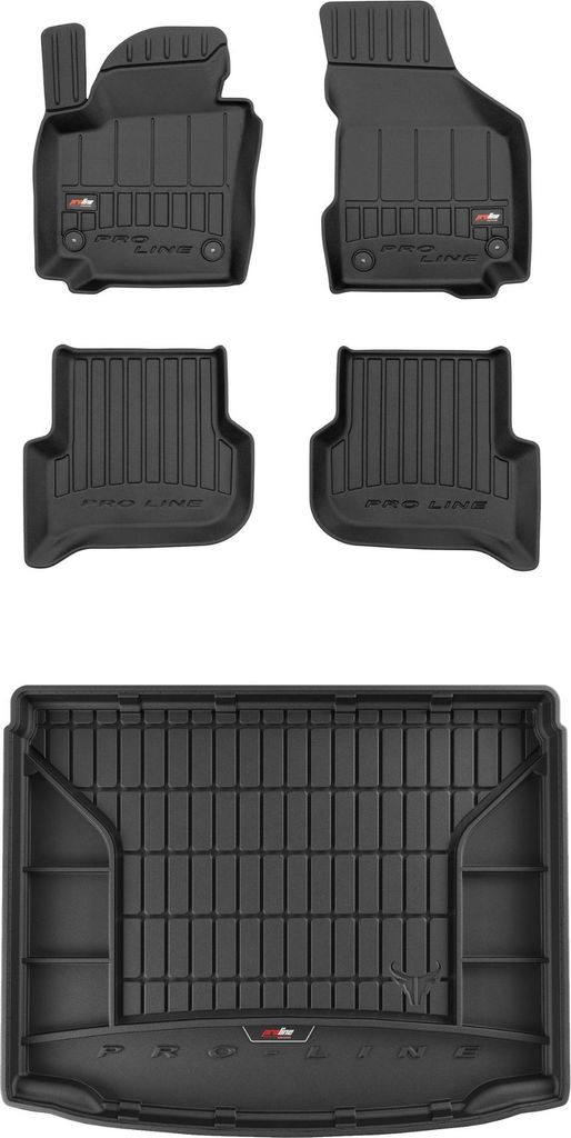 FROGUM 3D Gummimatten und Kofferraummatte für Volkswagen Golf Plus 05-14