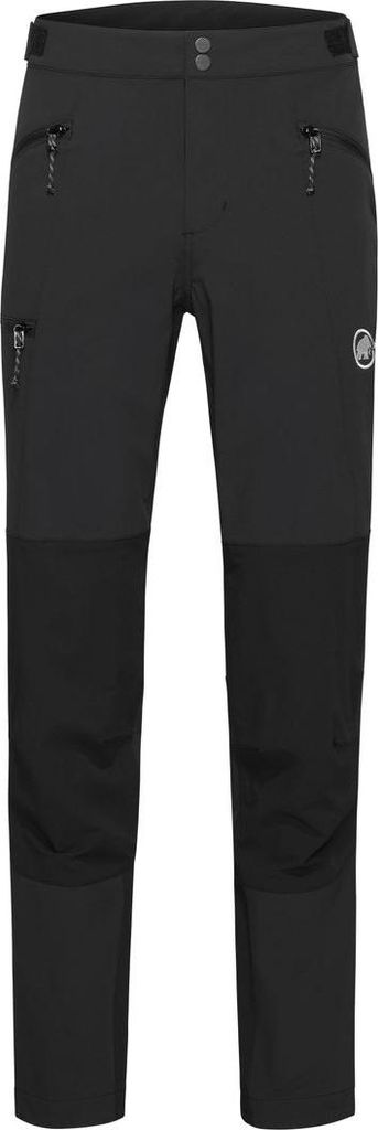 Mammut Courmayeur SO Pants Men - Atmungsaktive Softshell-Hose fürs Bergsteigen, Farbe:black, Größe:56 short