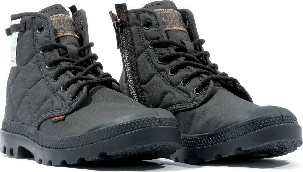 PALLADIUM Pampa Re-Quilted Uni Boots Stiefelette vegan 74386 Schwarz, Schuhgröße:38 EU