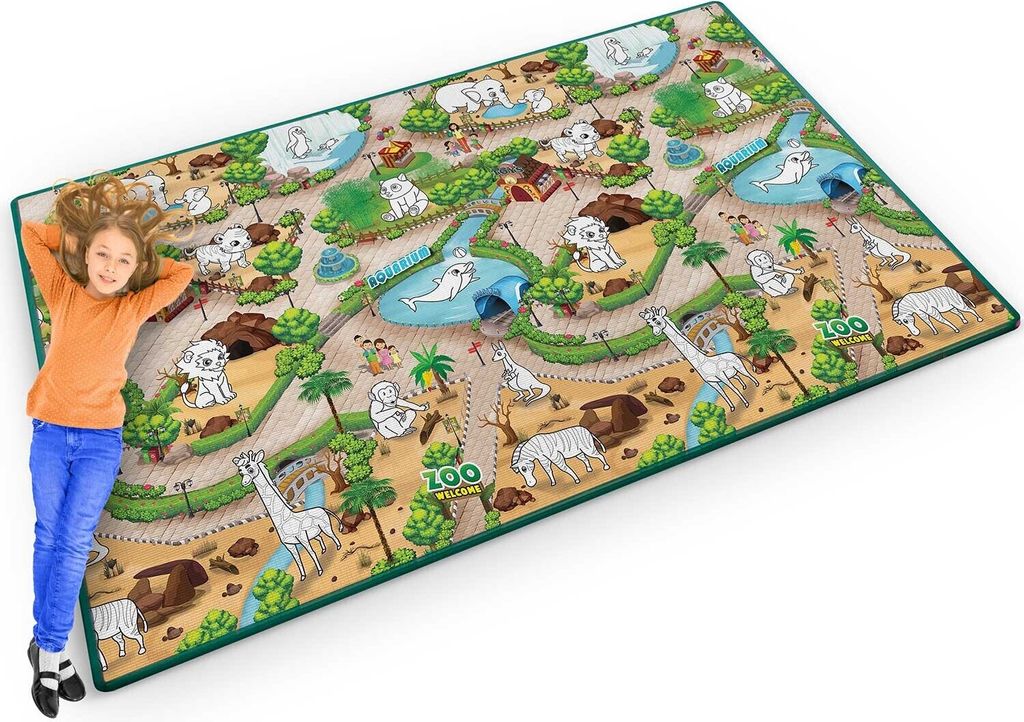 Rolovaná penová podložka na vyfarbovanie 200 x 120 x 0,3 cm Obrázok produktu 