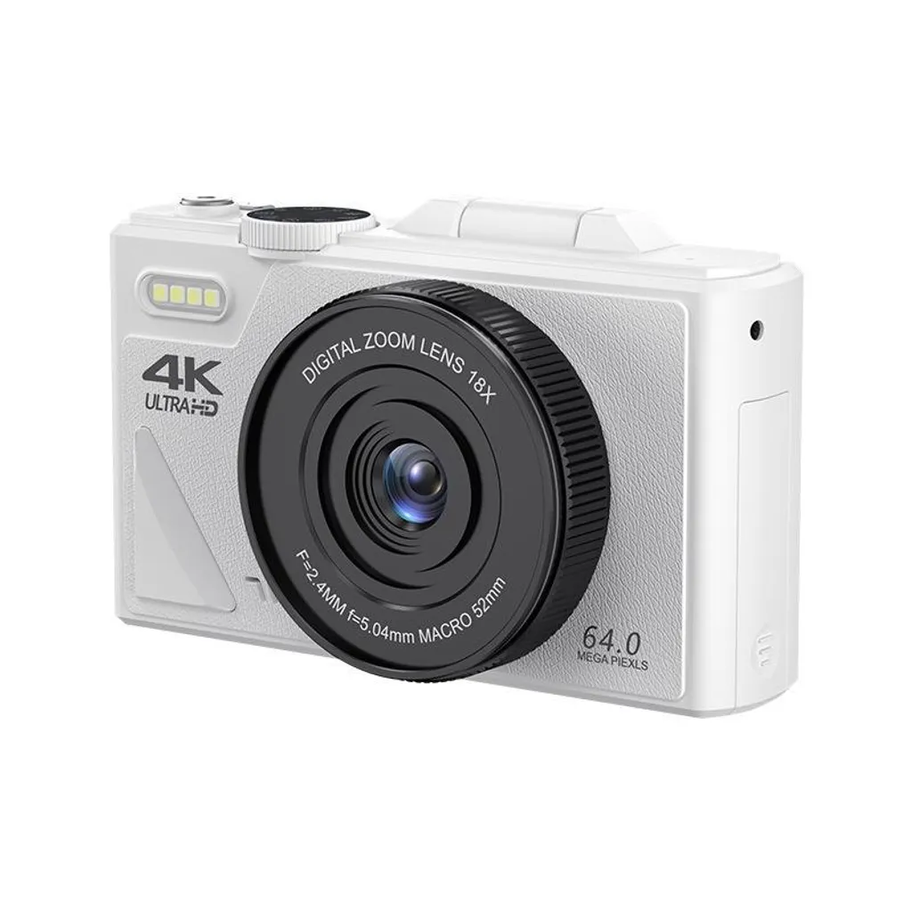 Appareil Photo De Poche 4K AIORBER 64MP, Écran Rabattable, Autofocus