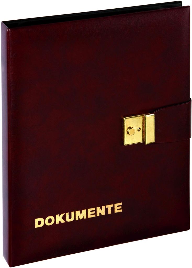 PAGNA Dokumentenmappe 4-Ring-Mechanik 1H weinrot Immagine del prodotto 
