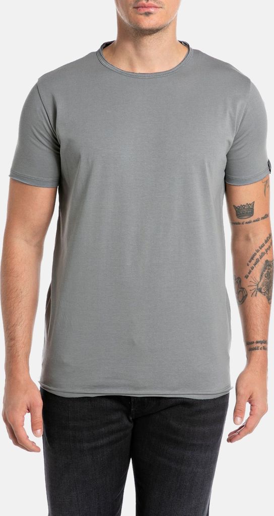 Replay Raw Cut Crew Shirt Herren