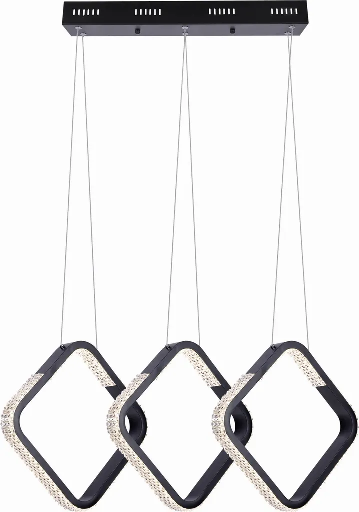 Grand lustre LED HILD 54W pour éclairer efficacement une pièce sombre