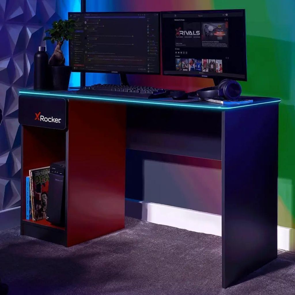 X Rocker Carbon Tek Gaming-Tisch