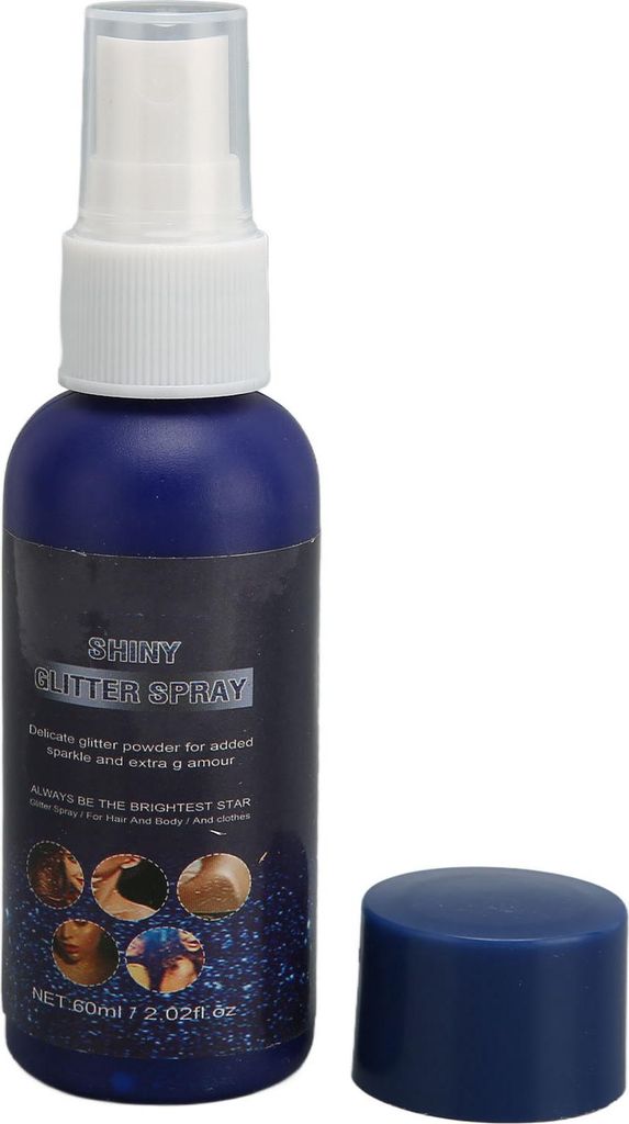 Body Glitter Spray Temporäres schnell trocknendes langanhaltendes Glitter Face Makeup Spray für die Festivalbühne