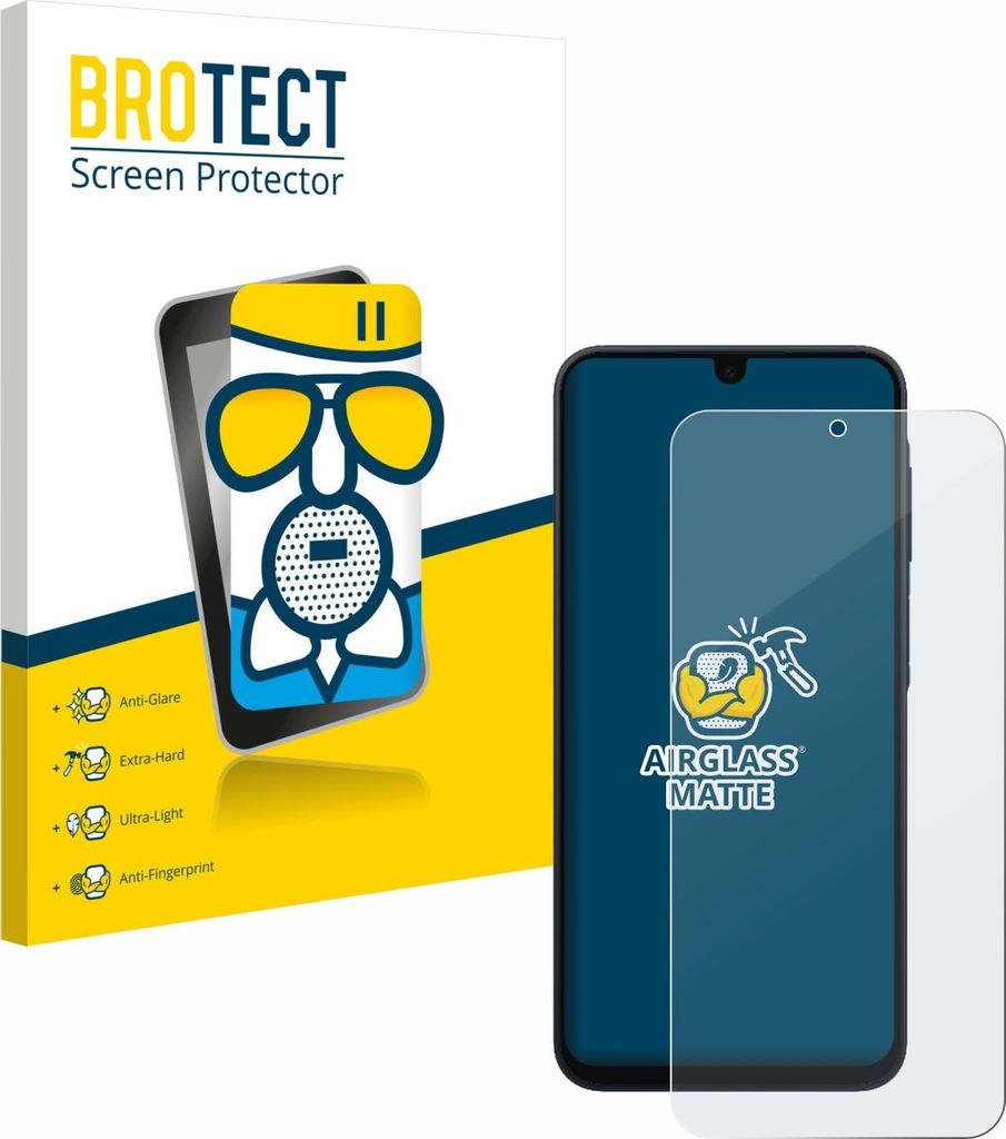 BROTECT Entspiegelungs Schutzglas für Samsung Galaxy A17 5G Schutzfolie Panzer Folie Glas Display Schutz matt