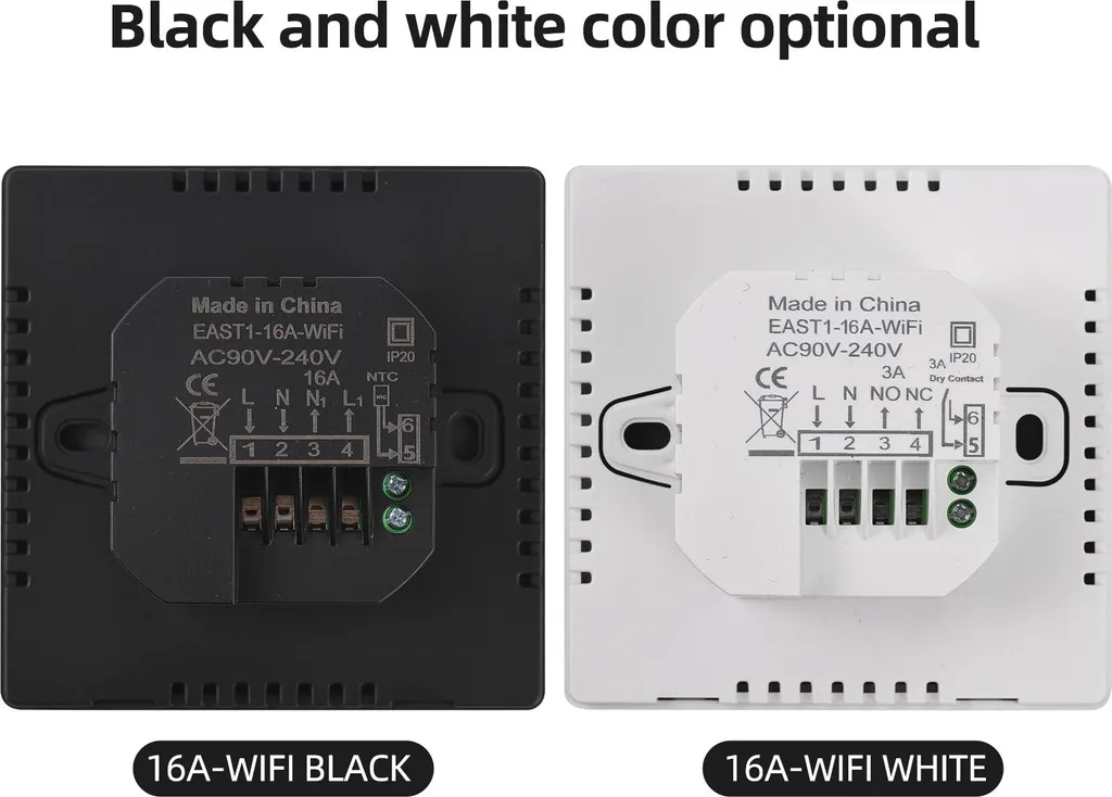 Thermostat WiFi Programmable Tuya : Mode Hebdomadaire et Automatique