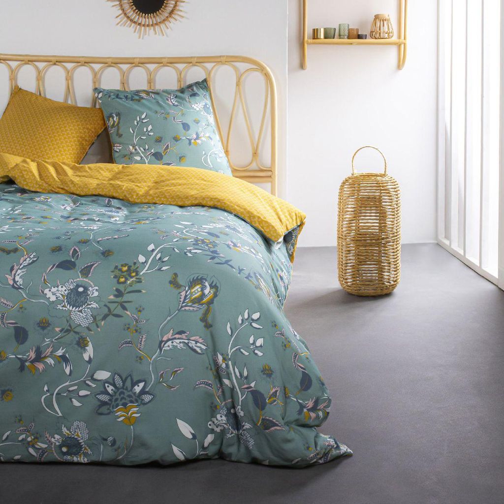 Bettwäscheset mit Reißverschluss und Aufdruck SUNSHINE KEYONA