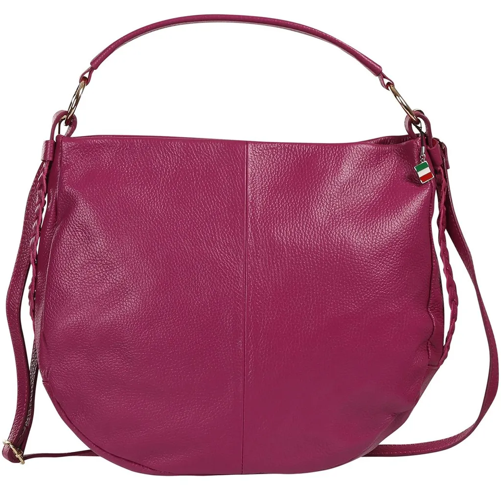 Sac en cuir fuchsia Florence : le sac à bandoulière tendance