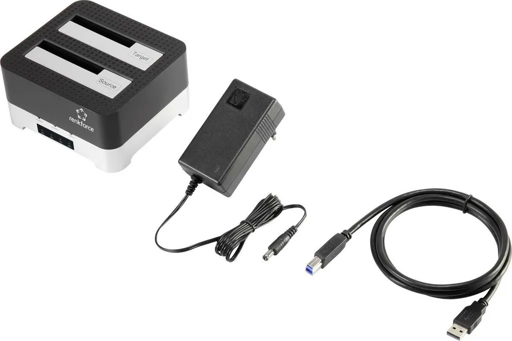 Station de Copie Disque Dur SATA Rapide avec Fonction Clonage Autonome