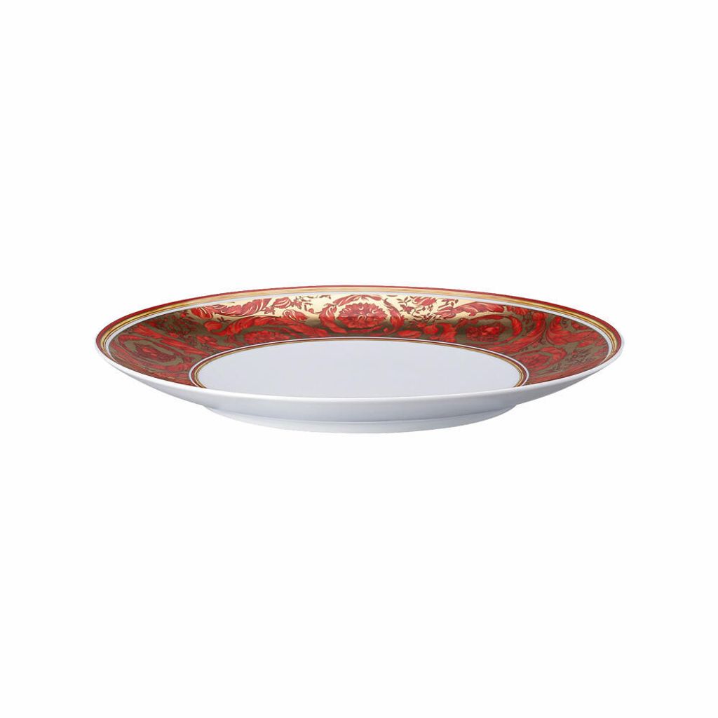 Rosenthal Versace Speiseteller Medusa Garland Red, Porzellan, 28 cm, 19335-409958-10229