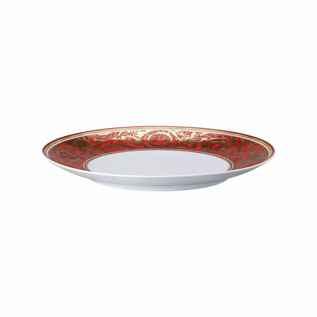 Rosenthal Versace Speiseteller Medusa Garland Red, Porzellan, 28 cm, 19335-409958-10229