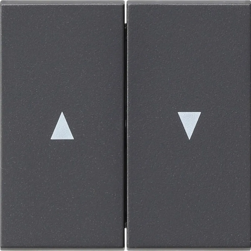 Interrupteur Store et Volet Gira 029428 pour Système 55 Anthracite