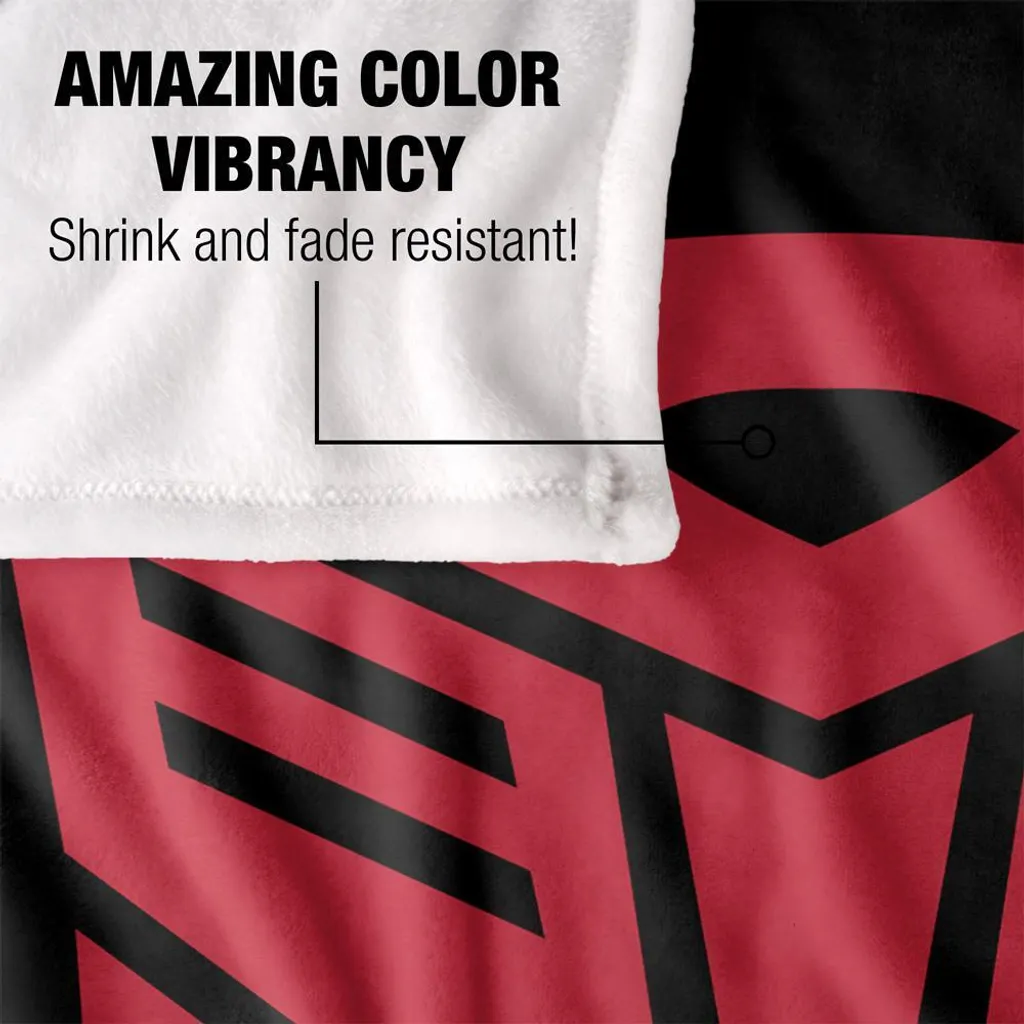 Couverture Transformers Logo Autobots Multicolore en Taille Unique Soft