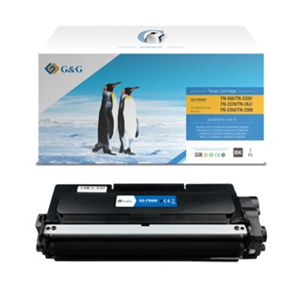 Toner Brother TN2320 G&G Nero - Stampa 2600 Pagine senza Stress