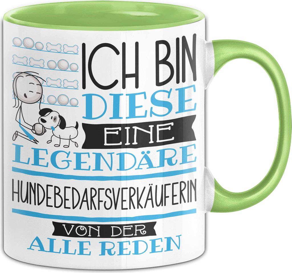 Hundebedarfsverkäuferin Tasse Geschenk Ich Bin Diese Eine Legendäre Hundebedarfsverkäuferin Von Der Alle Reden Geschenkidee Geburtstag Weihnacht...